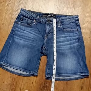Big star 1974 low rise remy jean shorts distressed